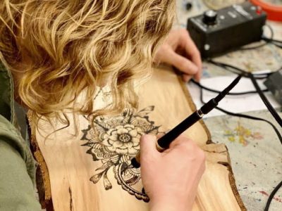 Wood burning workshop Wood burning workshop